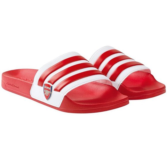 New ADIDAS ADILETTE SHOWER ARSENAL SANDALS, sz 8 main image 6